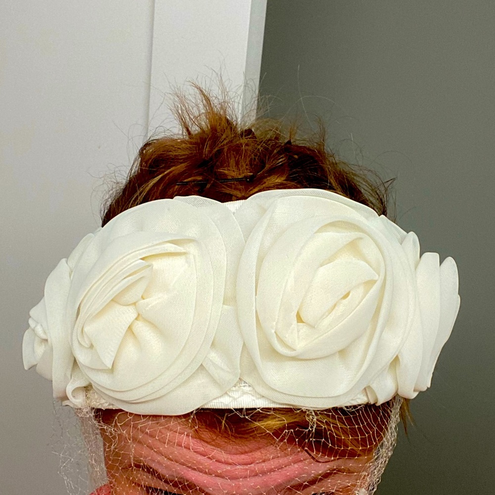Vintage Bridal Veiled Fascinator